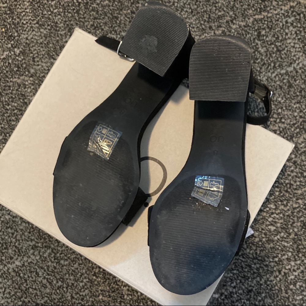Urban Outfitters suede heeled sandals